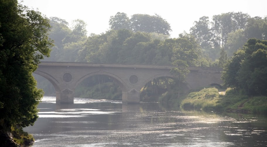 Coldstream bridge over the River Tweed